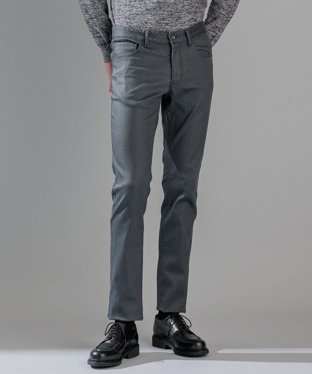 【ジョゼフ オム/JOSEPH HOMME / MEN】のハイパワーソフトストレッチ / STICK 5P インテリア・キッズ・メンズ・レディースファッション・服の通販 founy(ファニー) 　ファッション　Fashion　メンズファッション　Fashion for Men　ボトムス　Bottoms　ストレッチ　Stretch, Stretchy Fabric　ストレート　Straight, Straight Cut　スリム　Slim, Slim Fit　デニム　Denim, Jeans Material　定番　Standard, Basic Item　人気　Popular, Best Seller　ポケット　Pocket, Pocket Detail　A/W・秋冬　Autumn/Winter　S/S・春夏　SS, Spring/Summer, Warm Season　夏　Summer　グレー系|ID: prp329100004700131 ipo3291000000033938047