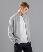 【ジョゼフ オム/JOSEPH HOMME / MEN】のシルクバルキーハニカム ジップアップニット ライトグレー系|ID: prp329100004700134 ipo3291000000033938059