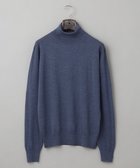 【五大陸/gotairiku / MEN】の【家庭洗濯可能】イタリア糸 ハイゲージ タートルニット サックスブルー系|ID: prp329100004700137 ipo3291000000034188170
