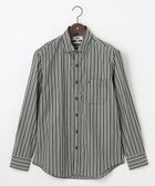 【ジョセフ アブード/JOSEPH ABBOUD / MEN】の【オーガニックコットン・柔らかな肌触り】カラーストライプ シャツ カーキ系1|ID: prp329100004700138 ipo3291000000033938087