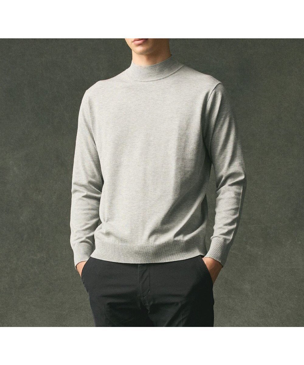 【ジョセフ アブード/JOSEPH ABBOUD / MEN】の【チクチクしない/イージーケア/3シーズン対応/サスティナブル】SNOWY モックネックニット 人気、トレンドファッション・服の通販 founy(ファニー) 　ファッション　Fashion　メンズファッション　Fashion for Men　トップス・カットソー　Cut & Sew Tops　ニット・セーター / 定番トップス　Knit Tops & Sweaters　インナー　Innerwear　春　Spring　秋　Autumn　シンプル　Simple, Minimal　ジャケット　Jacket, Outerwear　ストレッチ　Stretch, Stretchy Fabric　セーター　Sweater, Knitwear　ロング　Long, Long-Length　冬　Winter / This Winter　A/W・秋冬　Autumn/Winter　おすすめ　Recommended / Our Picks　エレガント 上品　Elegant　ビジネス 仕事 通勤　Business / Work / Commuting　 other-1|ID: prp329100004700140 ipo3291000000033938101