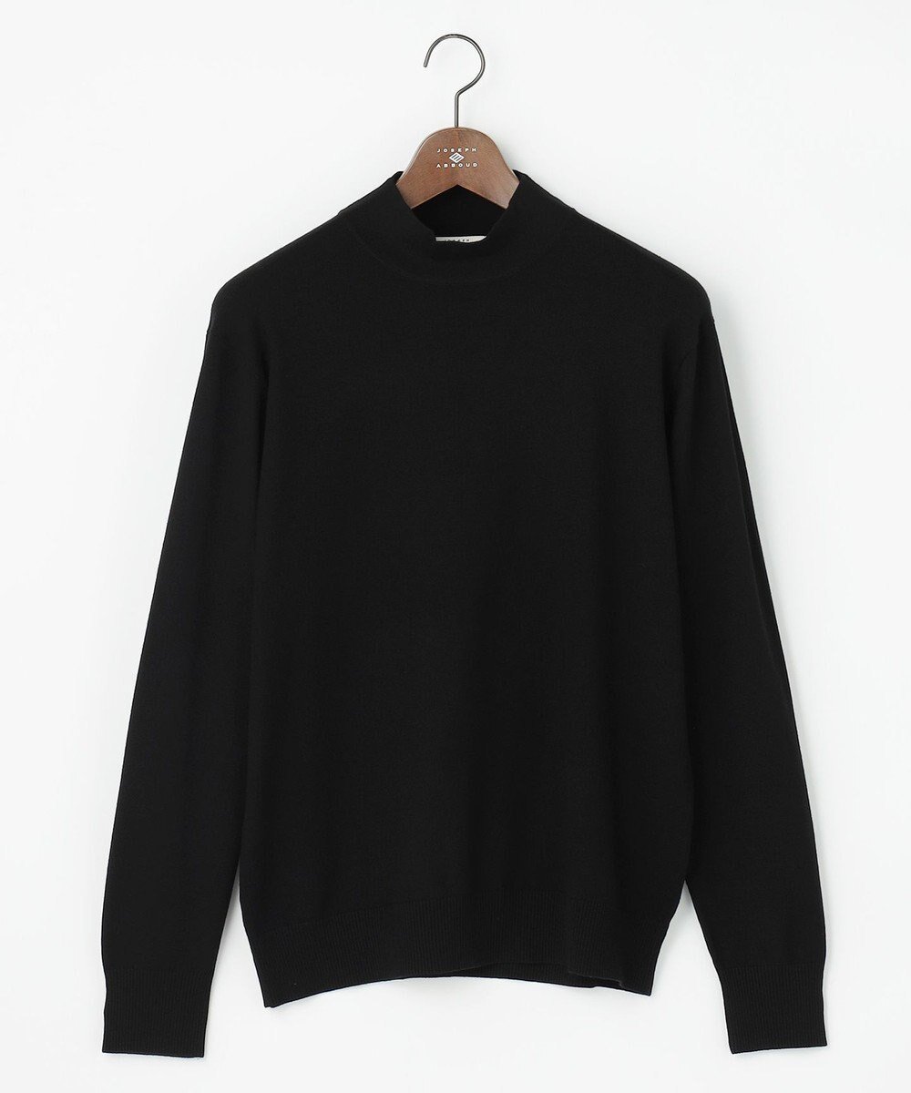 【ジョセフ アブード/JOSEPH ABBOUD / MEN】の【チクチクしない/イージーケア/3シーズン対応/サスティナブル】SNOWY モックネックニット インテリア・キッズ・メンズ・レディースファッション・服の通販 founy(ファニー) 　ファッション　Fashion　メンズファッション　Fashion for Men　トップス・カットソー　Cut & Sew Tops　ニット・セーター / 定番トップス　Knit Tops & Sweaters　インナー　Innerwear　春　Spring　秋　Autumn　シンプル　Simple, Minimal　ジャケット　Jacket, Outerwear　ストレッチ　Stretch, Stretchy Fabric　セーター　Sweater, Knitwear　ロング　Long, Long-Length　冬　Winter / This Winter　A/W・秋冬　Autumn/Winter　おすすめ　Recommended / Our Picks　エレガント 上品　Elegant　ビジネス 仕事 通勤　Business / Work / Commuting　ブラック系|ID: prp329100004700140 ipo3291000000033938104