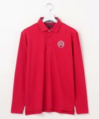 【23区 ゴルフ/23区GOLF / MEN】の【MEN】【UVカット】ハニカムカノコ長袖ポロシャツ レッド系|ID: prp329100004700142 ipo3291000000033938112