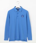 【23区 ゴルフ/23区GOLF / MEN】の【MEN】【UVカット】ハニカムカノコ長袖ポロシャツ ダルブルー系|ID: prp329100004700142 ipo3291000000033938113