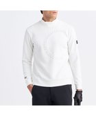 【23区 ゴルフ/23区GOLF / MEN】の【MEN】エンボスロゴダンボールモックネック 吸水速乾 UVカット ホワイト系|ID: prp329100004700145 ipo3291000000033938123