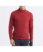 【23区 ゴルフ/23区GOLF / MEN】の【MEN】エンボスロゴダンボールモックネック 吸水速乾 UVカット レッド系|ID: prp329100004700145 ipo3291000000033938126