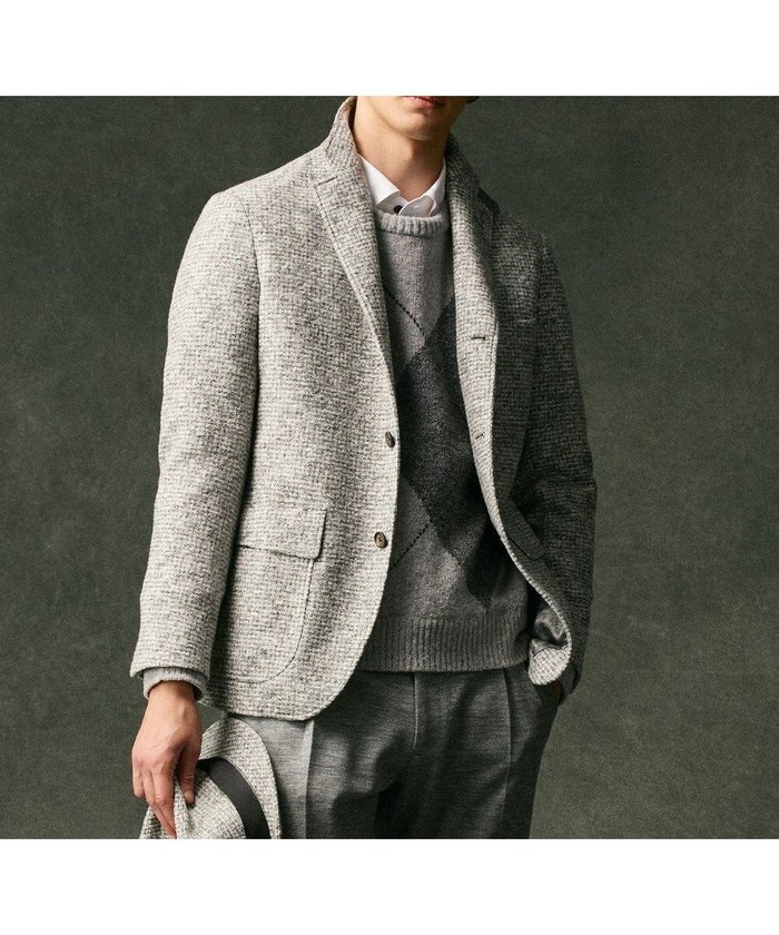【ジョセフ アブード/JOSEPH ABBOUD / MEN】の【イタリア素材/軽量/ストレッチ】スライバー千鳥 ジャケット インテリア・キッズ・メンズ・レディースファッション・服の通販 founy(ファニー) https://founy.com/ ファッション Fashion メンズファッション Fashion for Men アウター Men's Coats Outerwear テーラードジャケット Tailored Jackets & Blazers アンティーク Antique-Inspired イタリア Italy 軽量 Lightweight, Ultra Light ジャケット Jacket, Outerwear ストレッチ Stretch, Stretchy Fabric ラグジュアリー Luxury, Elegant リアル Real, Realistic ワーク Workwear, Utility Style A/W・秋冬 Autumn/Winter おすすめ Recommended / Our Picks エレガント 上品 Elegant |ID: prp329100004700147 ipo3291000000034495616