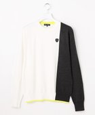【23区 ゴルフ/23区GOLF / MEN】の【MEN】カラーブロックニット UVケア ホワイト系|ID: prp329100004700148 ipo3291000000033938133