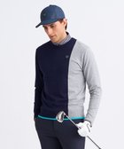 【23区 ゴルフ/23区GOLF / MEN】の【MEN】カラーブロックニット UVケア ネイビー系|ID: prp329100004700148 ipo3291000000033938135
