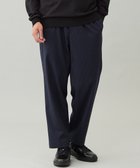 【アンフィーロ/UNFILO / MEN】の【OCEANS 雑誌・web・YouTube 掲載】FLANNEL TOUCH 機能美パンツ ワイド ネイビーストライプ|ID: prp329100004700152 ipo3291000000036199910