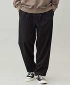 【アンフィーロ/UNFILO / MEN】の【OCEANS 雑誌・web・YouTube 掲載】FLANNEL TOUCH 機能美パンツ ワイド ブラック|ID: prp329100004700152 ipo3291000000036199913