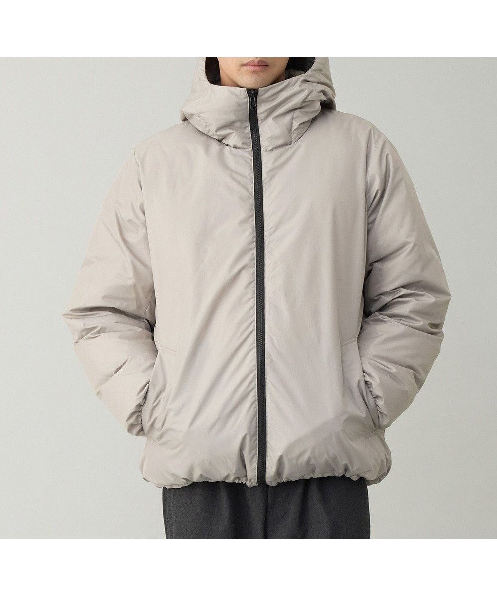 【アンフィーロ/UNFILO / MEN】の【OCEANS YouTube 掲載】TAION×UNFILO リバーシブルフードダウン インテリア・キッズ・メンズ・レディースファッション・服の通販 founy(ファニー) 　ファッション　Fashion　メンズファッション　Fashion for Men　アウター　Men's Coats Outerwear　インナー　Innerwear　ウォッシャブル　Machine Washable　ジャケット　Jacket, Outerwear　スタンド　Stand Collar, Upright Stand　スピンドル　Spindle, Drawcord　雑誌　Magazine, Fashion Magazine　ダウン　Down, Puffer　ブルゾン　Blouson, Bomber Jacket　防寒　Cold Protection, Winter-Ready　リバーシブル　Reversible, Two-Sided　冬　Winter / This Winter　A/W・秋冬　Autumn/Winter　おすすめ　Recommended / Our Picks　ビジネス 仕事 通勤　Business / Work / Commuting　ライトグレー×セージグリーン|ID: prp329100004700153 ipo3291000000034425789