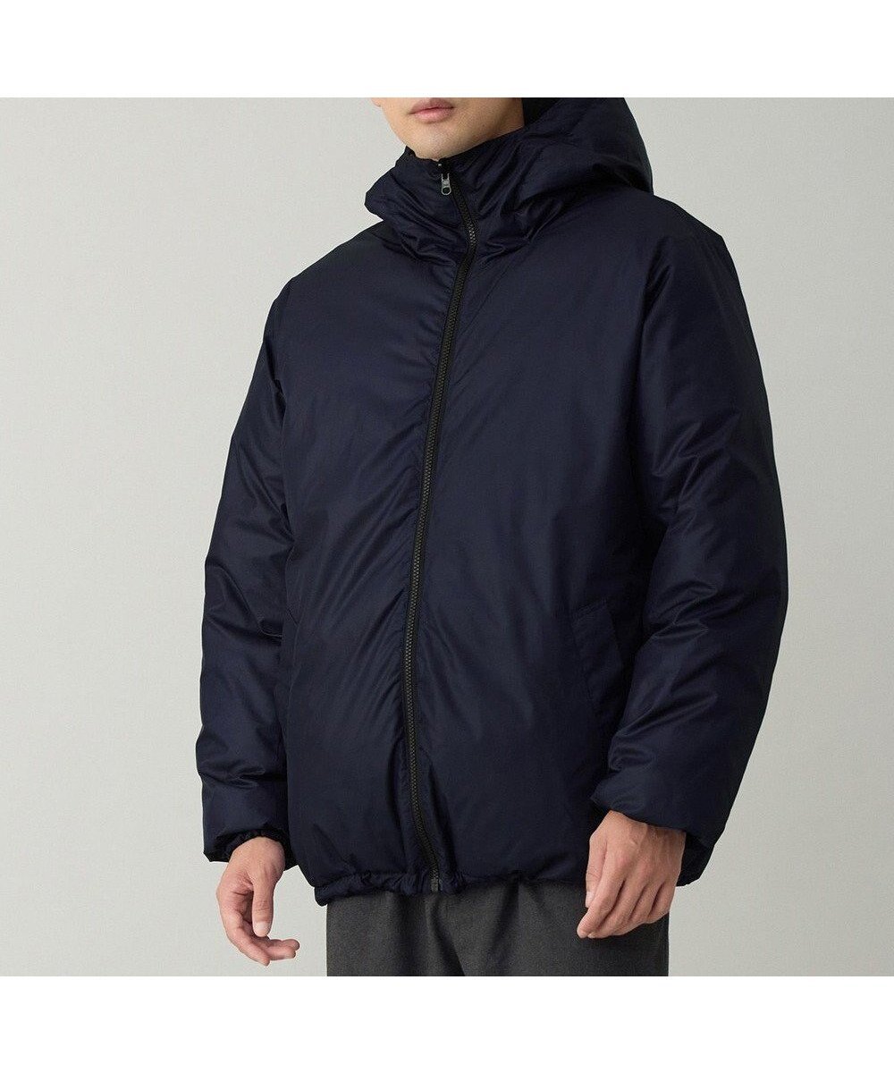 【アンフィーロ/UNFILO / MEN】の【OCEANS YouTube 掲載 / 読売新聞掲載】TAION×UNFILO リバーシブルフードダウン インテリア・キッズ・メンズ・レディースファッション・服の通販 founy(ファニー) 　ファッション　Fashion　メンズファッション　Fashion for Men　アウター　Men's Coats Outerwear　インナー　Innerwear　ウォッシャブル　Machine Washable　ジャケット　Jacket, Outerwear　スタンド　Stand Collar, Upright Stand　スピンドル　Spindle, Drawcord　雑誌　Magazine, Fashion Magazine　ダウン　Down, Puffer　ブルゾン　Blouson, Bomber Jacket　防寒　Cold Protection, Winter-Ready　リバーシブル　Reversible, Two-Sided　冬　Winter / This Winter　A/W・秋冬　Autumn/Winter　おすすめ　Recommended / Our Picks　ビジネス 仕事 通勤　Business / Work / Commuting　ネイビー×ブラック|ID: prp329100004700153 ipo3291000000035765019