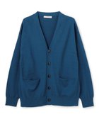 【アンフィーロ/UNFILO / MEN】の【OCEANS YouTube 掲載】スムースシルキーニット カーディガン【洗える/抗菌防臭】 ブルー|ID: prp329100004700157 ipo3291000000033938186