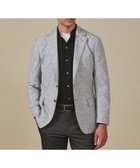 【五大陸/gotairiku / MEN】のカーディガンジャケット秋冬版【洗える/シワになりにくい/ストレッチ】リンクス BIZ ジャケット ライトグレー系8|ID: prp329100004700169 ipo3291000000033938245