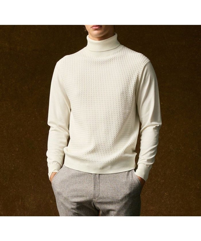 【ジョセフ アブード/JOSEPH ABBOUD / MEN】の【チクチクしない/イージーケア/3シーズン対応/サスティナブル】SNOWY タートルネックセーター インテリア・キッズ・メンズ・レディースファッション・服の通販 founy(ファニー) https://founy.com/ ファッション Fashion メンズファッション Fashion for Men トップス・カットソー Cut & Sew Tops ニット・セーター / 定番トップス Knit Tops & Sweaters インナー Innerwear 春 Spring 秋 Autumn ストレッチ Stretch, Stretchy Fabric セーター Sweater, Knitwear タートルネック Turtleneck, High Neck ロング Long, Long-Length 冬 Winter / This Winter A/W・秋冬 Autumn/Winter おすすめ Recommended / Our Picks エレガント 上品 Elegant ビジネス 仕事 通勤 Business / Work / Commuting |ID: prp329100004700188 ipo3291000000033938306