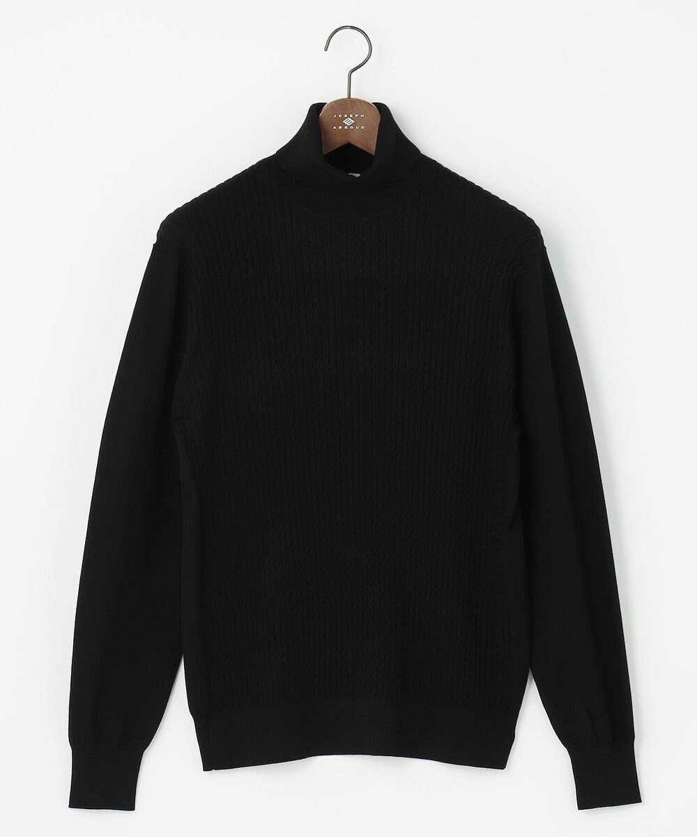 【ジョセフ アブード/JOSEPH ABBOUD / MEN】の【チクチクしない/イージーケア/3シーズン対応/サスティナブル】SNOWY タートルネックセーター インテリア・キッズ・メンズ・レディースファッション・服の通販 founy(ファニー) 　ファッション　Fashion　メンズファッション　Fashion for Men　トップス・カットソー　Cut & Sew Tops　ニット・セーター / 定番トップス　Knit Tops & Sweaters　インナー　Innerwear　春　Spring　秋　Autumn　ストレッチ　Stretch, Stretchy Fabric　セーター　Sweater, Knitwear　タートルネック　Turtleneck, High Neck　ロング　Long, Long-Length　冬　Winter / This Winter　A/W・秋冬　Autumn/Winter　おすすめ　Recommended / Our Picks　エレガント 上品　Elegant　ビジネス 仕事 通勤　Business / Work / Commuting　ブラック系|ID: prp329100004700188 ipo3291000000033938314