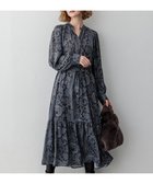 【23区/NIJYUSANKU】の【洗える】Rattiペイズリープリント ティアード ワンピース グレー系|ID: prp329100004700211 ipo3291000000033938436