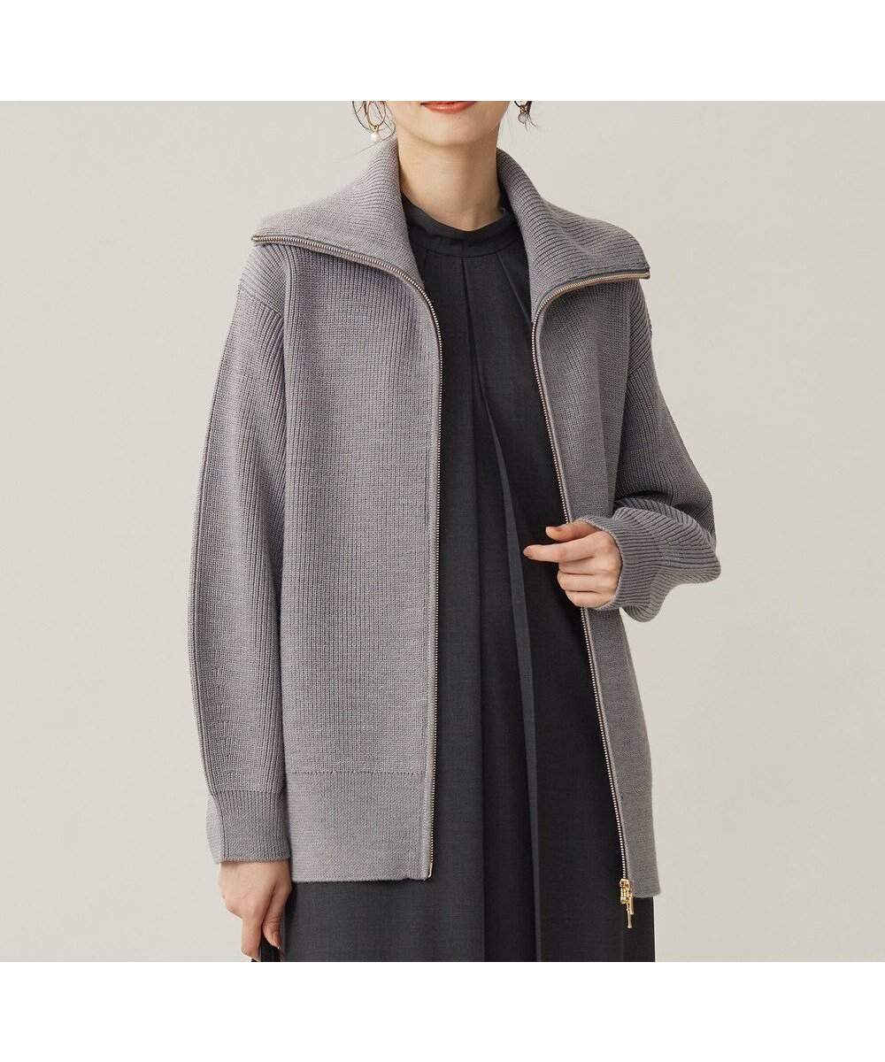 【自由区/JIYU-KU】の【洗える】ジップアップニット アウター 人気、トレンドファッション・服の通販 founy(ファニー) ファッション Fashion レディースファッション Fashion for Women アウター Coat / Outerwear Collection レディースジャケット・軽アウター Jackets シンプル Simple, Minimal ジャケット Jacket, Outerwear フォルム Silhouette, Form マニッシュ Mannish, Boyish 洗える Machine Washable 秋 Autumn A/W・秋冬 Autumn/Winter other-1|ID: prp329100004700219 ipo3291000000033938474