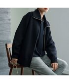 【自由区/JIYU-KU】の【洗える】ジップアップニット アウター 人気、トレンドファッション・服の通販 founy(ファニー) ファッション Fashion レディースファッション Fashion for Women アウター Coat / Outerwear Collection レディースジャケット・軽アウター Jackets シンプル Simple, Minimal ジャケット Jacket, Outerwear フォルム Silhouette, Form マニッシュ Mannish, Boyish 洗える Machine Washable 秋 Autumn A/W・秋冬 Autumn/Winter thumbnail ネイビー|ID: prp329100004700219 ipo3291000000033938477