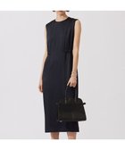 【アイシービー/iCB】の【洗える】 ストレッチハンマーサテン ノースリーブワンピース ネイビー系|ID: prp329100004700233 ipo3291000000033938533