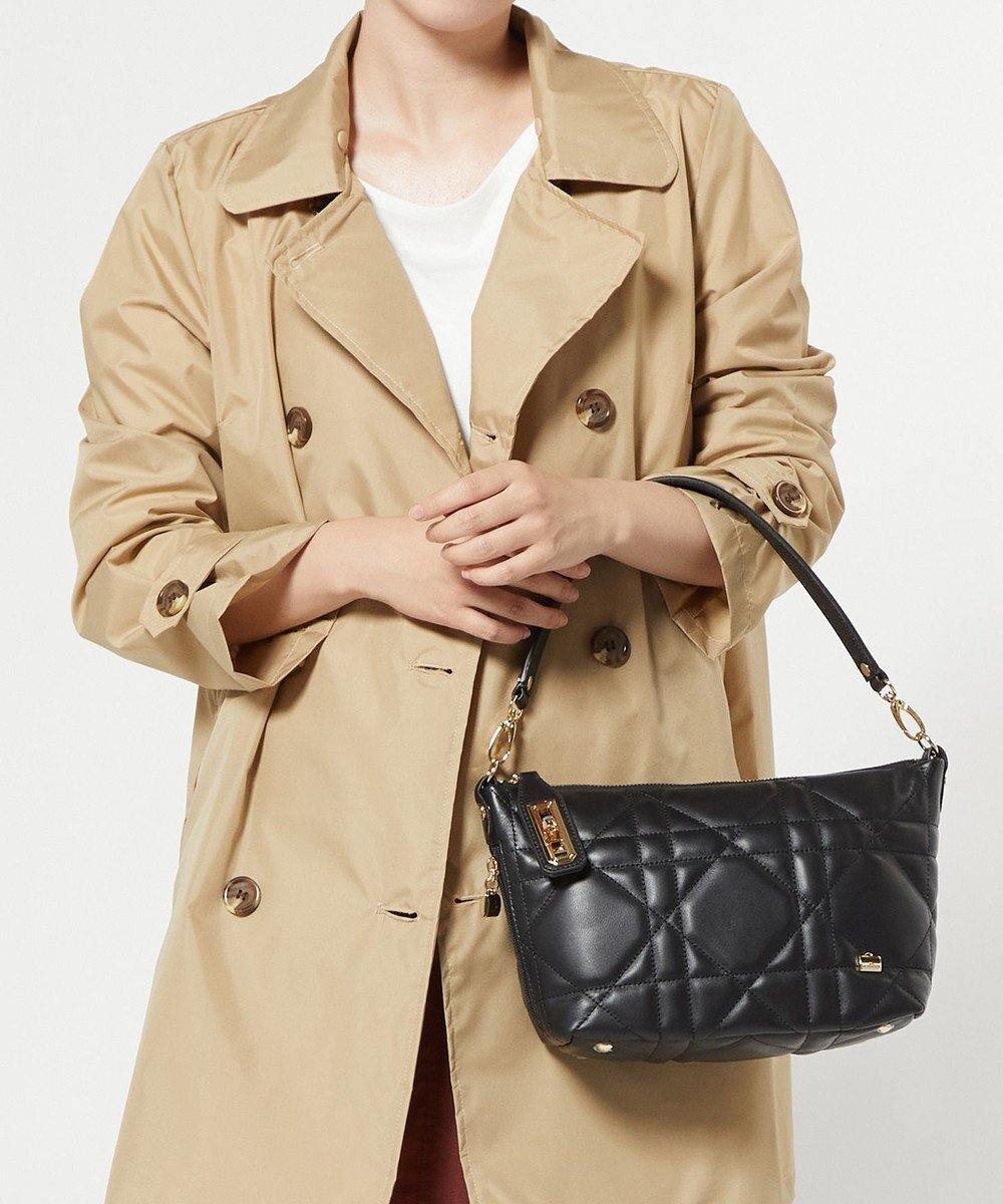 【ラ バガジェリー/LA BAGAGERIE】のシープキルティング 2WAYショルダー インテリア・キッズ・メンズ・レディースファッション・服の通販 founy(ファニー) ファッション Fashion レディースファッション Fashion for Women キルティング Quilted, Quilting キルト Quilt, Quilted Fabric ショルダー Shoulder, Shoulder Strap ポケット Pocket, Pocket Detail ロング Long, Long-Length エレガント 上品 Elegant A/W・秋冬 Autumn/Winter ブラック|ID: prp329100004700243 ipo3291000000034876790