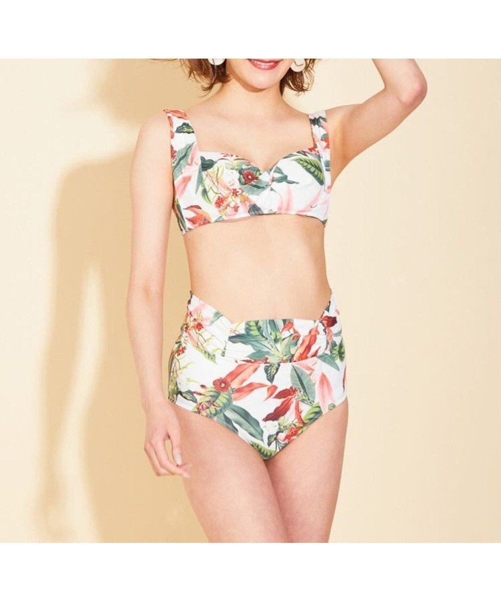 【三愛水着楽園/San-ai Resort】の【SALE】【Coral veil】Lily Garden ノンワイヤーダブルアップ ビキニ M1/M2/L1 人気、トレンドファッション・服の通販 founy(ファニー) 　ファッション　Fashion　レディースファッション　Fashion for Women　水着　Swimwear　レディース水着・ビーチウェア　Swimwear & Beachwear　ショーツ　Shorts, Short Pants　ビキニ　Bikini, Two-Piece Swimsuit　ボタニカル　Botanical, Floral Pattern　ボトム　Bottoms, Lower Wear　ラップ　Wrap, Wrap Design　ワイヤー　Wire, Wired Bra　夏　Summer　S/S・春夏　SS, Spring/Summer, Warm Season　水着　Swimsuit, Swimwear　A/W・秋冬　Autumn/Winter　 other-1|ID: prp329100004700250 ipo3291000000033938642