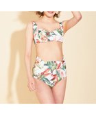 【三愛水着楽園/San-ai Resort】の【SALE】【Coral veil】Lily Garden ノンワイヤーダブルアップ ビキニ M1/M2/L1 オフホワイト|ID: prp329100004700250 ipo3291000000033938643