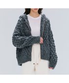 【ベイジ,/BEIGE,】のKOKOMO / ウールアルパカメッシュニットパーカー Md.Gray|ID: prp329100004700279 ipo3291000000033938846