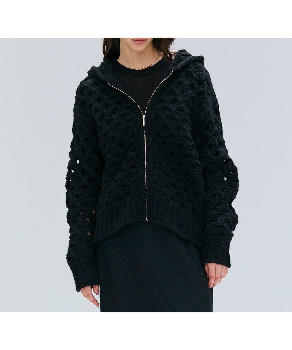 【ベイジ,/BEIGE,】のKOKOMO / ウールアルパカメッシュニットパーカー インテリア・キッズ・メンズ・レディースファッション・服の通販 founy(ファニー) ファッション Fashion レディースファッション Fashion for Women トップス・カットソー Cut & Sew Tops ニット Knit Tops & Sweaters レディースパーカー・カジュアルフーディー Casual Hoodies & Sweatshirts インナー Innerwear カットソー Cut and Sewn Top セーター Sweater, Knitwear パーカー Hoodie, Parka メッシュ Mesh, Net Fabric ロング Long, Long-Length A/W・秋冬 Autumn/Winter Black|ID: prp329100004700279 ipo3291000000033938848