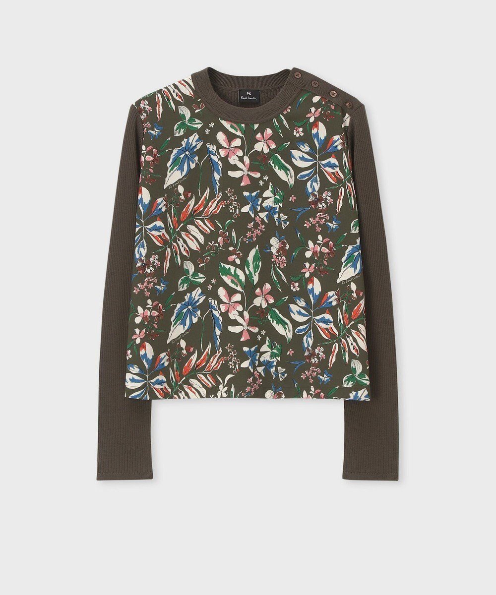 【ポール スミス/Paul Smith】の【洗える】Number Floral プルオーバー コンビ ニット インテリア・キッズ・メンズ・レディースファッション・服の通販 founy(ファニー) ファッション Fashion レディースファッション Fashion for Women トップス・カットソー Cut & Sew Tops ニット Knit Tops & Sweaters カジュアルプルオーバー・ニットトップス Pullovers & Knit Tops / Casual Pullovers コンパクト Compact, Small Size コンビ Combo, Combination Style スラックス Slacks, Dress Pants セーター Sweater, Knitwear デニム Denim, Jeans Material バランス Balance, Style Balance プリント Print, Printed Pattern 夏 Summer S/S・春夏 SS, Spring/Summer, Warm Season 洗える Machine Washable A/W・秋冬 Autumn/Winter カーキ|ID: prp329100004700300 ipo3291000000033938925