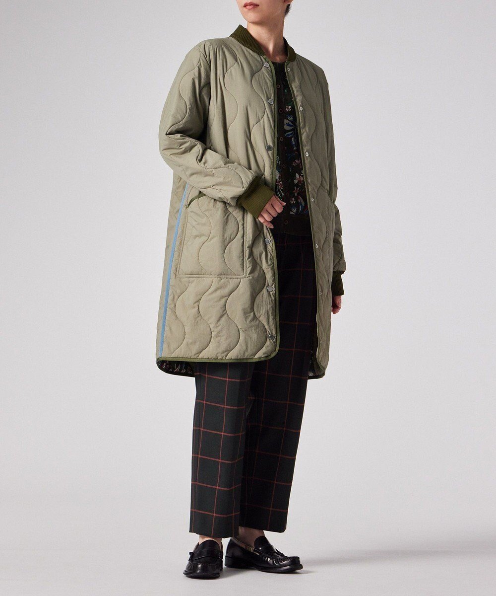 【ポール スミス/Paul Smith】のキルティング ロングコート インテリア・キッズ・メンズ・レディースファッション・服の通販 founy(ファニー) ファッション Fashion レディースファッション Fashion for Women アウター Coat / Outerwear Collection コート・ロングコート・ピーコート Long Coats, Peacoats & More レディースジャケット・軽アウター Jackets アウトドア Outdoor Clothing キルティング Quilted, Quilting ジャケット Jacket, Outerwear ストレート Straight, Straight Cut スマート Smart, Elegant ライニング Inner Lining, Inner Fabric, Lined ロング Long, Long-Length 冬 Winter / This Winter 夏 Summer 旅行 Travel S/S・春夏 SS, Spring/Summer, Warm Season A/W・秋冬 Autumn/Winter 軽量 Lightweight, Ultra Light グレイッシュベージュ|ID: prp329100004700305 ipo3291000000034018439