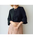 【イェッカ ヴェッカ/YECCA VECCA】のパールブローチ付きボウタイブラウス 人気、トレンドファッション・服の通販 founy(ファニー) ファッション Fashion レディースファッション Fashion for Women トップス・カットソー Cut & Sew Tops シャツ・ブラウス・オフィスカジュアル Elegant Blouses & Button-Ups おすすめ Recommended / Our Picks インナー Innerwear エレガント 上品 Elegant ジャケット Jacket, Outerwear ジョーゼット Georgette, Semi-Sheer Fabric バルーン Balloon, Balloon Silhouette パール Pearl, Pearl Accent フリル Frill, Ruffle ブローチ Brooch, Pin Brooch ポケット Pocket, Pocket Detail A/W・秋冬 Autumn/Winter thumbnail Black|ID: prp329100004700308 ipo3291000000033938954