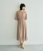 【イェッカ ヴェッカ/YECCA VECCA】のレース切替シフォンドレス Beige|ID: prp329100004700309 ipo3291000000033938959