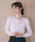 【メゾンドフルール/Maison de FLEUR】のローズニットカーディガン 人気、トレンドファッション・服の通販 founy(ファニー) ファッション Fashion レディースファッション Fashion for Women トップス・カットソー Cut & Sew Tops ニット Knit Tops & Sweaters カーディガン・羽織り Layered Style Cardigans カーディガン Cardigan, Knitwear A/W・秋冬 Autumn/Winter thumbnail Light Pink|ID: prp329100004700318 ipo3291000000033938987