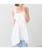 【アースミュージックアンドエコロジー/earth music&ecology】のリボンイレヘムチュニック Off White|ID: prp329100004700325 ipo3291000000033939010
