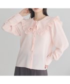 【アースミュージックアンドエコロジー/earth music&ecology】のフリルセーラーカラーブラウス 人気、トレンドファッション・服の通販 founy(ファニー) ファッション Fashion レディースファッション Fashion for Women トップス・カットソー Cut & Sew Tops シャツ・ブラウス・オフィスカジュアル Elegant Blouses & Button-Ups おすすめ Recommended / Our Picks フェミニン Feminine, Girly フリル Frill, Ruffle ポケット Pocket, Pocket Detail A/W・秋冬 Autumn/Winter thumbnail Pink|ID: prp329100004700327 ipo3291000000033939019