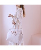 【メゾンドフルール/Maison de FLEUR】のグログランリボン3ルームトートバッグ 人気、トレンドファッション・服の通販 founy(ファニー) ファッション Fashion レディースファッション Fashion for Women バッグ Bags スーツケース キャリーケース Suitcase / Carry Case ドッキング Docking, Mixed Material フェミニン Feminine, Girly フロント Front, Front Design ポケット Pocket, Pocket Detail リボン Ribbon, Bow エレガント 上品 Elegant thumbnail Pink|ID: prp329100004700330 ipo3291000000033939029