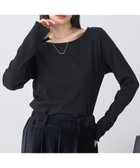 【アースミュージックアンドエコロジー/earth music&ecology】のラメテレコボートネックプルオーバー 人気、トレンドファッション・服の通販 founy(ファニー) ファッション Fashion レディースファッション Fashion for Women トップス・カットソー Cut & Sew Tops シャツ・ブラウス・オフィスカジュアル Elegant Blouses & Button-Ups ロングTシャツ・Tシャツ Longline T-Shirts & Tees カジュアルプルオーバー・ニットトップス Pullovers & Knit Tops / Casual Pullovers カットソー・ベーシックTシャツ Cut-and-Sewn Tops / Stretch Tees & Basics カットソー Cut and Sewn Top シンプル Simple, Minimal ポケット Pocket, Pocket Detail A/W・秋冬 Autumn/Winter thumbnail Black|ID: prp329100004700331 ipo3291000000033939034