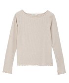 【アースミュージックアンドエコロジー/earth music&ecology】のラメテレコボートネックプルオーバー 人気、トレンドファッション・服の通販 founy(ファニー) ファッション Fashion レディースファッション Fashion for Women トップス・カットソー Cut & Sew Tops シャツ・ブラウス・オフィスカジュアル Elegant Blouses & Button-Ups ロングTシャツ・Tシャツ Longline T-Shirts & Tees カジュアルプルオーバー・ニットトップス Pullovers & Knit Tops / Casual Pullovers カットソー・ベーシックTシャツ Cut-and-Sewn Tops / Stretch Tees & Basics カットソー Cut and Sewn Top シンプル Simple, Minimal ポケット Pocket, Pocket Detail A/W・秋冬 Autumn/Winter thumbnail Beige|ID: prp329100004700331 ipo3291000000033939035