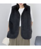 【アメリカンホリック/AMERICAN HOLIC】の【選べる丈】ファーベスト 人気、トレンドファッション・服の通販 founy(ファニー) ファッション Fashion レディースファッション Fashion for Women アウター Coat / Outerwear Collection トップス・カットソー Cut & Sew Tops ベスト&ジレ / 重ね着スタイル Vests & Gilets アメリカン American Style 秋 Autumn カットソー Cut and Sewn Top スタイリッシュ Stylish, Fashionable フェイクファー Faux Fur, Imitation Fur ベスト Vest, Waistcoat ポケット Pocket, Pocket Detail A/W・秋冬 Autumn/Winter エレガント 上品 Elegant thumbnail Charcoal Gray|ID: prp329100004700341 ipo3291000000033939064