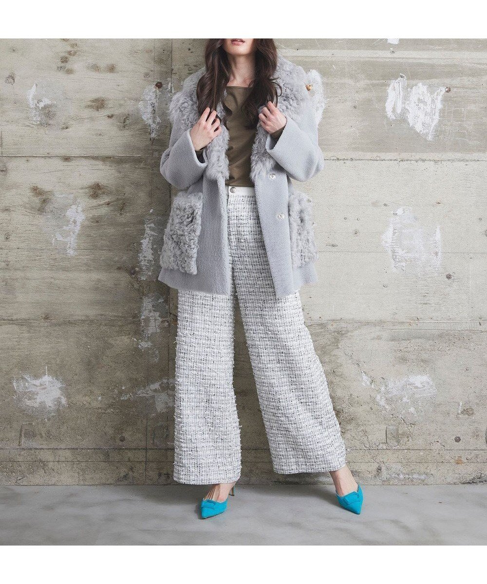 【グレース コンチネンタル/GRACE CONTINENTAL】の【BLANCHA】ムートンコート インテリア・キッズ・メンズ・レディースファッション・服の通販 founy(ファニー) ファッション Fashion レディースファッション Fashion for Women アウター Coat / Outerwear Collection コート・ロングコート・ピーコート Long Coats, Peacoats & More レディースジャケット・軽アウター Jackets イタリア Italy ジャケット Jacket, Outerwear スポーティ Sporty, Casual Athletic ダウン Down, Puffer ポケット Pocket, Pocket Detail ムートン Shearling, Mouton ラグジュアリー Luxury, Elegant リュクス Luxury, Elegant, High-End, Chic A/W・秋冬 Autumn/Winter グレー|ID: prp329100004700344 ipo3291000000034474651
