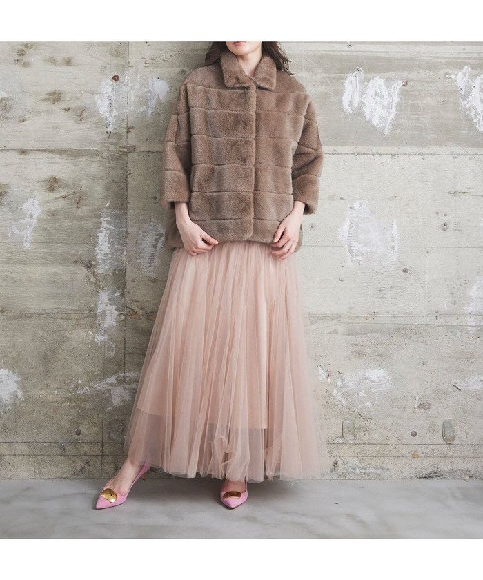 【グレース コンチネンタル/GRACE CONTINENTAL】の【LOU ANDREA】フェイクショートコート インテリア・キッズ・メンズ・レディースファッション・服の通販 founy(ファニー) https://founy.com/ ファッション Fashion レディースファッション Fashion for Women アウター Coat / Outerwear Collection コート・ロングコート・ピーコート Long Coats, Peacoats & More レディースジャケット・軽アウター Jackets アクセサリー Fashion Accessories エレガント 上品 Elegant コレクション Collection, Seasonal Line ショート Short, Short Length ジャケット Jacket, Outerwear フェイクファー Faux Fur, Imitation Fur フランス France, French モダン Modern, Contemporary A/W・秋冬 Autumn/Winter |ID: prp329100004700345 ipo3291000000034313457