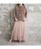 【グレース コンチネンタル/GRACE CONTINENTAL】の【LOU ANDREA】フェイクショートコート ベージュ|ID: prp329100004700345 ipo3291000000034313458