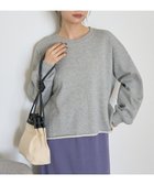 【アメリカンホリック/AMERICAN HOLIC】のラメ裏毛スウェットプルオーバー 人気、トレンドファッション・服の通販 founy(ファニー) ファッション Fashion レディースファッション Fashion for Women トップス・カットソー Cut & Sew Tops レディースパーカー・カジュアルフーディー Casual Hoodies & Sweatshirts カジュアルプルオーバー・ニットトップス Pullovers & Knit Tops / Casual Pullovers スウェット・クルーネックトップス Sweatshirts & Crewnecks / Relaxed Fit Sweat Tops アメリカン American Style スウェット / スエット Sweatshirt, Sweatwear スタイリッシュ Stylish, Fashionable ボックス Boxy, Box Shape ポケット Pocket, Pocket Detail ワイド Wide, Wide Fit A/W・秋冬 Autumn/Winter おすすめ Recommended / Our Picks エレガント 上品 Elegant thumbnail Light Gray Mixture|ID: prp329100004700348 ipo3291000000033939082