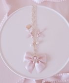 【メゾンドフルール/Maison de FLEUR】のピンクマニアビジューリボンパールバッグチャーム 人気、トレンドファッション・服の通販 founy(ファニー) ファッション Fashion レディースファッション Fashion for Women おすすめ Recommended / Our Picks アクセサリー Fashion Accessories ギフト プレゼント Gift / Present シルバー Silver, Metallic Silver チェーン Chain, Chain Strap チャーム Charm, Pendant パール Pearl, Pearl Accent 人気 Popular, Best Seller thumbnail Pink|ID: prp329100004700354 ipo3291000000033939099