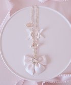 【メゾンドフルール/Maison de FLEUR】のピンクマニアビジューリボンパールバッグチャーム 人気、トレンドファッション・服の通販 founy(ファニー) ファッション Fashion レディースファッション Fashion for Women おすすめ Recommended / Our Picks アクセサリー Fashion Accessories ギフト プレゼント Gift / Present シルバー Silver, Metallic Silver チェーン Chain, Chain Strap チャーム Charm, Pendant パール Pearl, Pearl Accent 人気 Popular, Best Seller thumbnail Light Pink|ID: prp329100004700354 ipo3291000000033939100