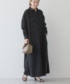 【アメリカンホリック/AMERICAN HOLIC】のデニムシャツワンピース Black|ID: prp329100004700361 ipo3291000000033939122