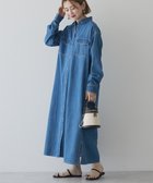 【アメリカンホリック/AMERICAN HOLIC】のデニムシャツワンピース Indigo|ID: prp329100004700361 ipo3291000000033939123