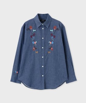 【ポール スミス/Paul Smith】のダンガリー エンブロイダリーシャツ 人気、トレンドファッション・服の通販 founy(ファニー) ファッション Fashion レディースファッション Fashion for Women トップス・カットソー Cut & Sew Tops シャツ・ブラウス・オフィスカジュアル Elegant Blouses & Button-Ups 新作・新入荷 New Arrivals / New In ダンガリー Dungaree, Chambray デニム Denim, Jeans Material トレンド Trend, Trending Now エレガント 上品 Elegant 夏 Summer S/S・春夏 SS, Spring/Summer, Warm Season 秋 Autumn A/W・秋冬 Autumn/Winter |ID:prp329100004700371